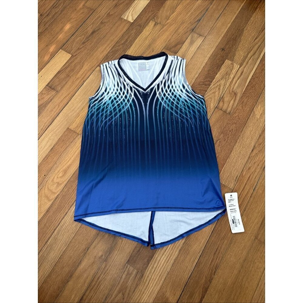 Lucky in Love Semi-Fitted Vaportex Women’s Tennis Tank Top Size XS
